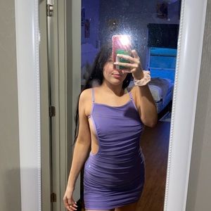 Purple fn dress